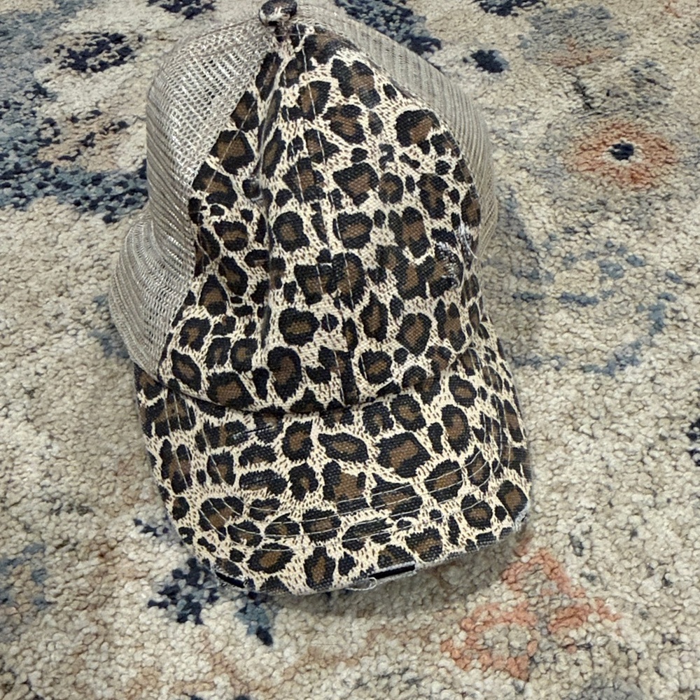 Leopard Print Trucker Hat